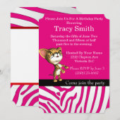 Uitnodiging tot geboorte van de Kastbare Partij op (Voorkant / Achterkant)