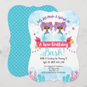 Uitnodiging tot geboorte van een Amerikaanse tweel (Voorkant / Achterkant)