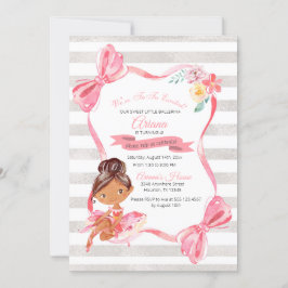 Uitnodiging tot geboorte van Tutu Excited Ballerin