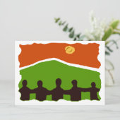 Uitnodiging tot gezinshereniging (Staand voorkant)