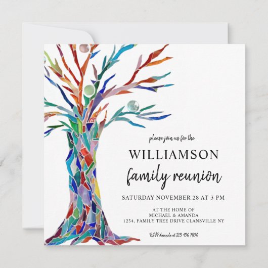 Uitnodiging tot gezinshereniging (Voorkant)