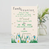 Uitnodiging tot gezinshereniging (Staand voorkant)