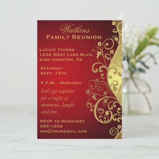 Uitnodiging tot gezinshereniging (Staand voorkant)