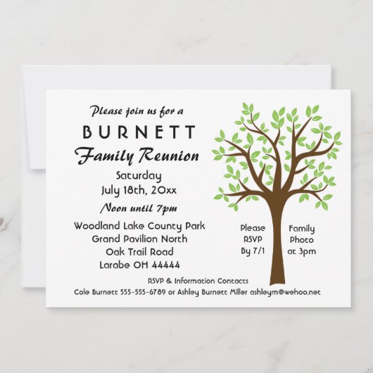 Uitnodiging tot gezinshereniging (Voorkant)