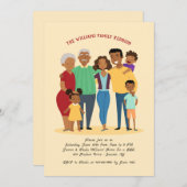 Uitnodiging tot gezinshereniging (Voorkant / Achterkant)