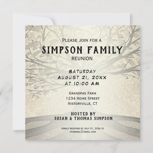 Uitnodiging tot gezinshereniging (Achterkant)