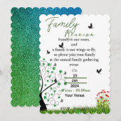 Uitnodiging tot gezinshereniging (Voorkant / Achterkant)