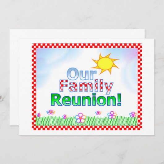 Uitnodiging tot gezinshereniging (Voorkant / Achterkant)