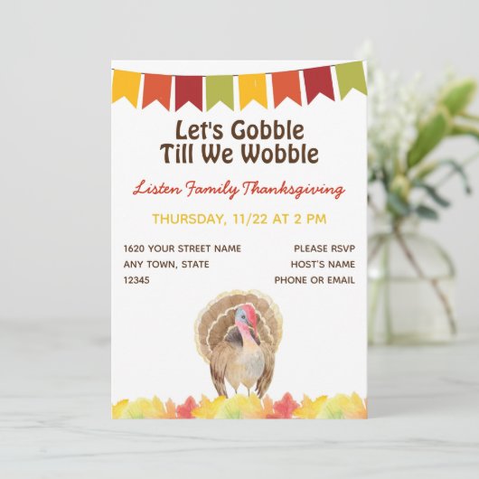 Uitnodiging tot gezinshereniging (Staand voorkant)