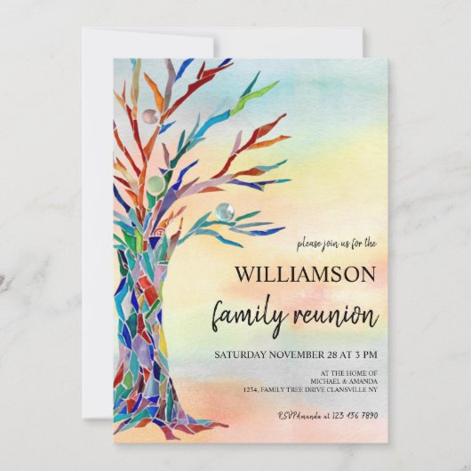 Uitnodiging tot gezinshereniging (Voorkant)