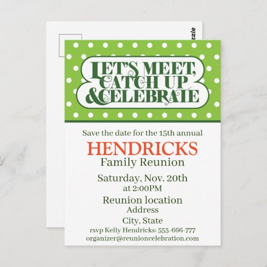 Uitnodiging tot gezinshereniging (Voorkant / Achterkant)