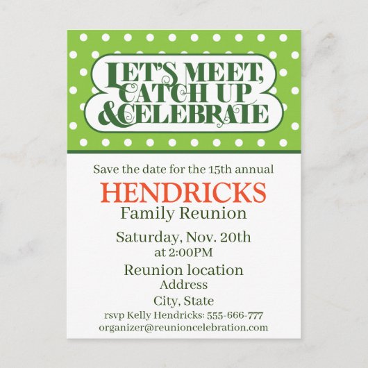 Uitnodiging tot gezinshereniging (Voorkant)