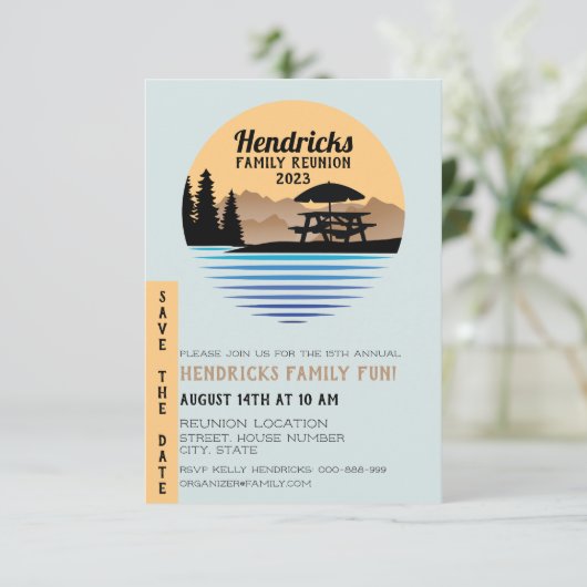 Uitnodiging tot gezinshereniging (Staand voorkant)