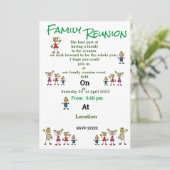 Uitnodiging tot gezinshereniging (Staand voorkant)