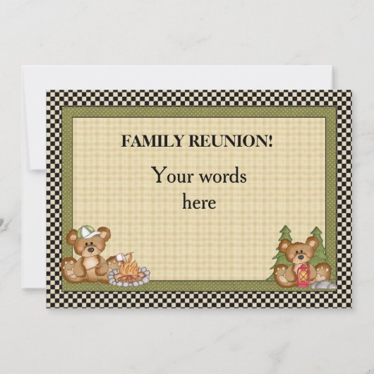 Uitnodiging tot gezinshereniging van Camping Beer (Achterkant)