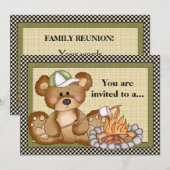 Uitnodiging tot gezinshereniging van Camping Beer (Voorkant / Achterkant)