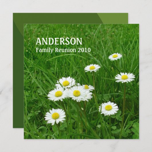 uitnodiging tot gezinshereniging van Little Daisie (Voorkant / Achterkant)