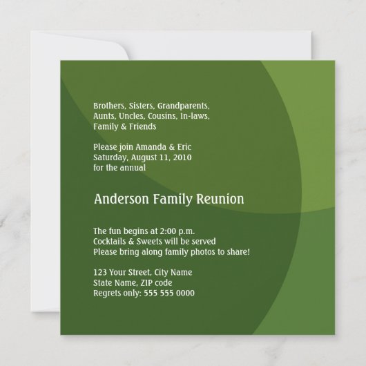 uitnodiging tot gezinshereniging van Little Daisie (Achterkant)