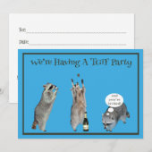 Uitnodiging tot Goddank Het is Vrijdag Partij (Voorkant / Achterkant)