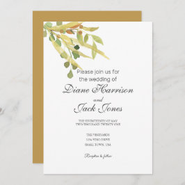 Uitnodiging tot gouden bruiloft