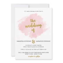 Uitnodiging tot gouden en onwelsprekende bruiloft