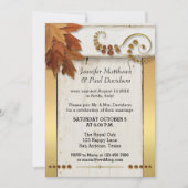 Uitnodiging tot goudkoorts na het huwelijk (Voorkant)