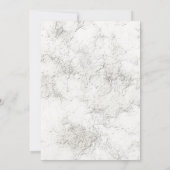 Uitnodiging tot  grijze Stone Wedding (Achterkant)