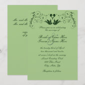 Uitnodiging tot groen huwelijk (Voorkant / Achterkant)