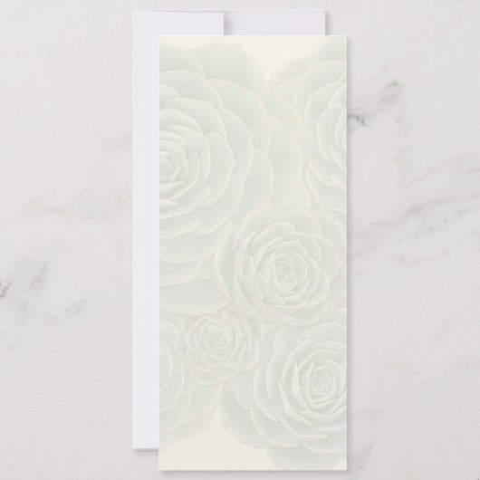 Uitnodiging tot groot succes over lange bruiloft (Achterkant)