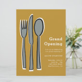 Uitnodiging tot grote opening (Staand voorkant)