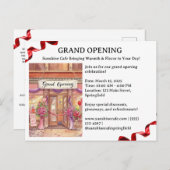 Uitnodiging tot grote opening (Voorkant / Achterkant)