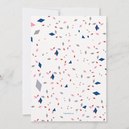 Uitnodiging tot grote opening Blue Ribbon (Achterkant)