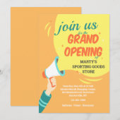 Uitnodiging tot grote opening Bull Horn (Voorkant / Achterkant)