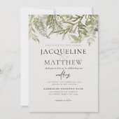 Uitnodiging tot hedendaagse Herfst voor weddenscha (Voorkant)