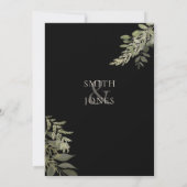 Uitnodiging tot hedendaagse Herfst voor weddenscha (Achterkant)