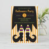 Uitnodiging tot heek van Halloween Party (Staand voorkant)