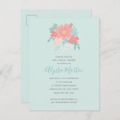 Uitnodiging tot heerlijk en mooi bloemenontwerp (Voorkant / Achterkant)