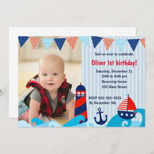 Uitnodiging tot herdenking van autische jongen (Voorkant / Achterkant)