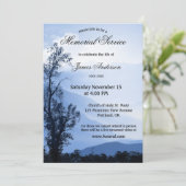 Uitnodiging tot herdenking van de Blue Mountain Fu (Staand voorkant)