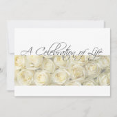 Uitnodiging tot herdenking van de levensdenkdienst (Voorkant)