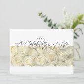 Uitnodiging tot herdenking van de levensdenkdienst (Staand voorkant)