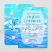 Uitnodiging tot herdenking van hedendaagse blauwe  (Voorkant / Achterkant)