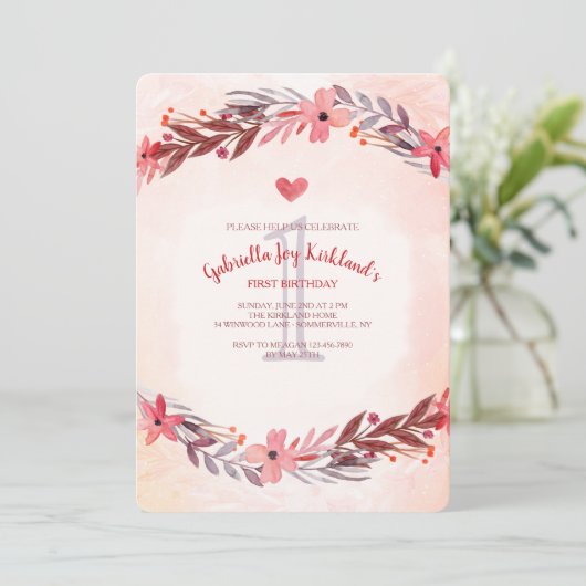 Uitnodiging tot herdenking van zoete zalm (Staand voorkant)