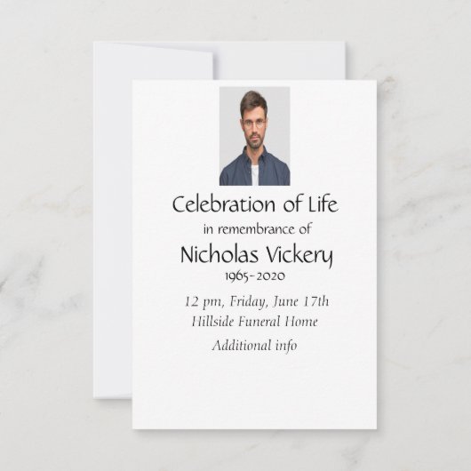 Uitnodiging tot herdenkingsacties (Achterkant)