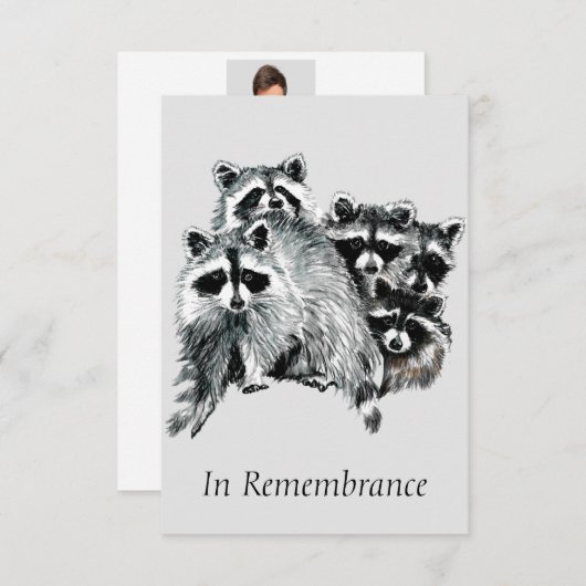 Uitnodiging tot herdenkingsacties (Voorkant / Achterkant)