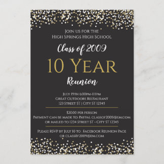 Uitnodiging tot hereniging op school