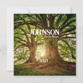 Uitnodiging tot hereniging van bosboomstammen (Voorkant)