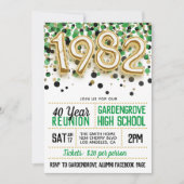 Uitnodiging tot hereniging van de middelbare schoo (Voorkant)
