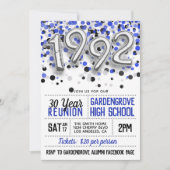Uitnodiging tot hereniging van de middelbare schoo (Voorkant)