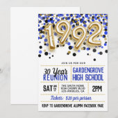 Uitnodiging tot hereniging van de middelbare schoo (Voorkant / Achterkant)